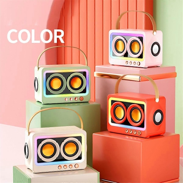 Portabel Bluetooth Subwoofer Högtalare Grön