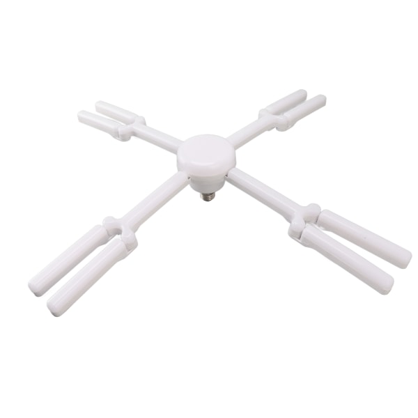 80W LED garasjelys i taket E27 Deformerbar LED garasjelyspære 4 blader energisparende pære 85‑265V hvit