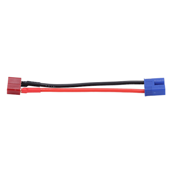 EC3 hane till T-huvud hona batteriadapterkabel mjuk silikon 12,7 cm total längd för RC bilplansskepp