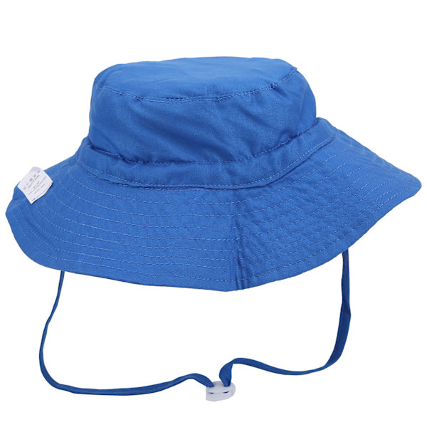 Lasten ämpärihattu Unisex Baby Boy Girl Ulkona Säädettävä Rantahattu Ämpärihattu Kuninkaallinen Sininen S