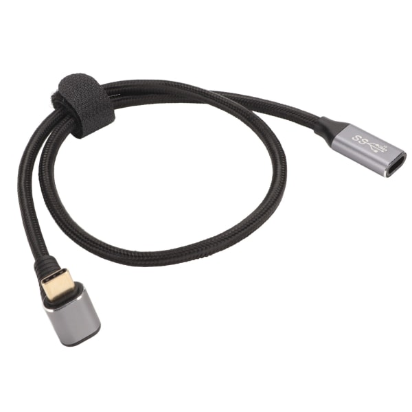 USB C 3.1 hann-til-hun-kabel PD100W Hurtiglading 10Gbps 4K ved 60Hz USB C-ladekabel for Steam Deck-spillkonsoller 50cm/19.7in