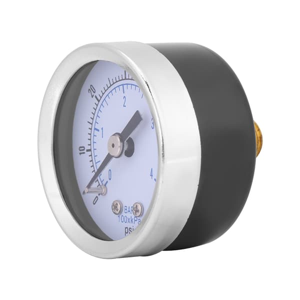 0-60psi 0-4bar 1/8NPT Trykkmåler Manometer for Vann Luft Olje Skiveinstrument