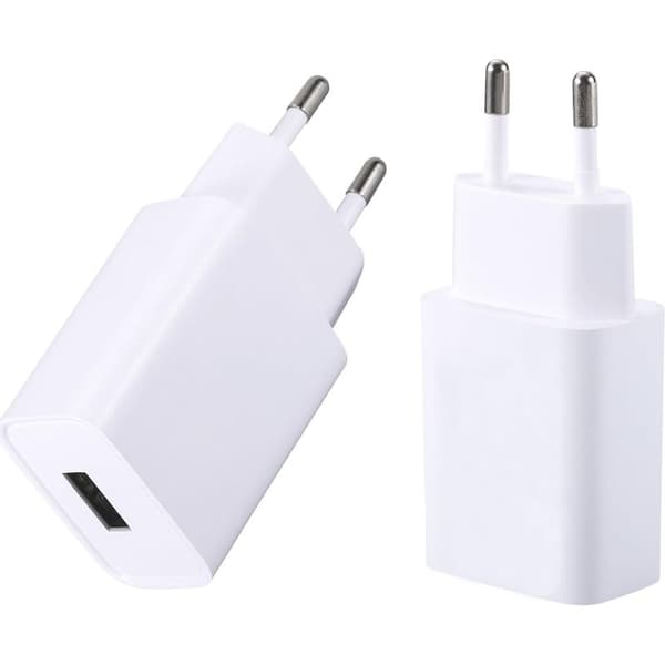 2-pack USB-laddare 5V/1A USB-kontaktadapter för mobiltelefon, e-läsare, hörlurar, mobiltelefon, smartklocka