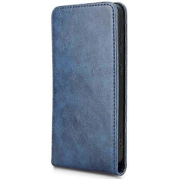 Til Samsung Galaxy S24 FE Etui med Kortplads Magnetisk Vertikal Flip Læder Telefonetui Multifarve Multicolor Dark Blue