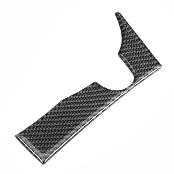 Kolfiber INFO Knapp Dekorationsskydd Trim LHD Passar Mitsubishi Lancer 2008‑2016