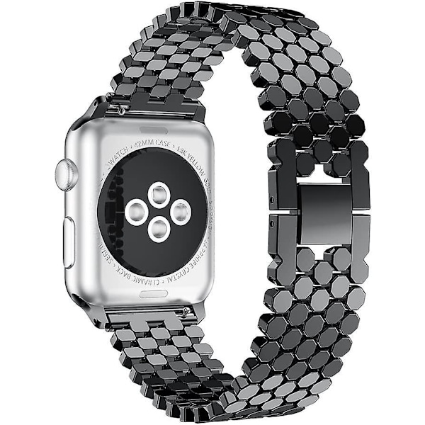 Apple Watch-rem - Justerbar rustfrit stål metalarmbånd til kvinder og mænd