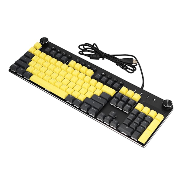 Magisk raffinert mekanisk tastatur NKRO Sterk kompatibilitet Stabil Mutiple bakgrunnsbelysningsmoduser Kablet tastatur for PCLinear Action