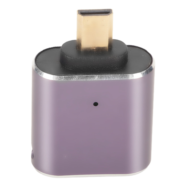 HD Multimedia Interface Hona till Micro HD Multimedia Interface Adapter med LED-ljus 48Gbps Stöd 8K Micro HD-omvandlare
