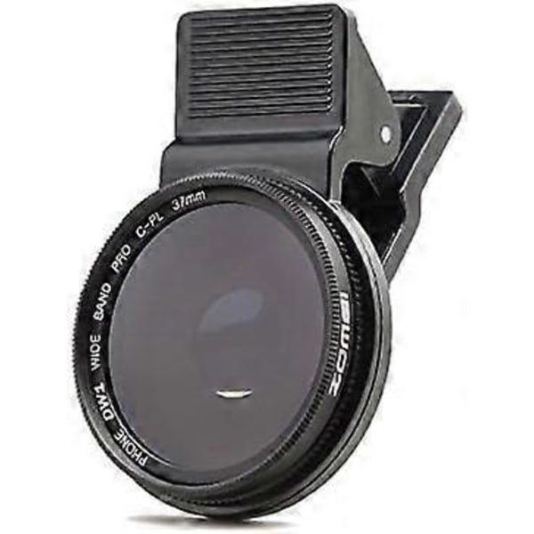 37MM Professionel Mobiltelefon Kamera Cirkulært Polariserings CPL Objektiv til iPhone 6S / 6S Plus/Samsung Galaxy/Windows og Android Smartphones