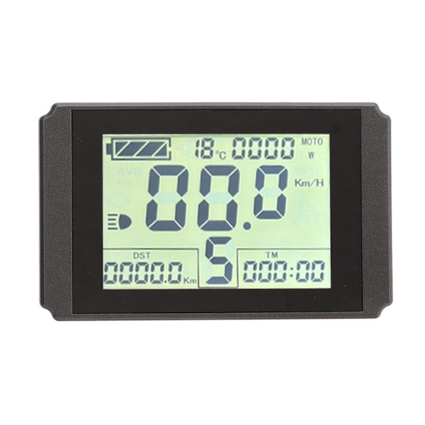 Elektrisk cykel LCD-display udskiftning del modifikation LCD10H display panel SM stik til KT