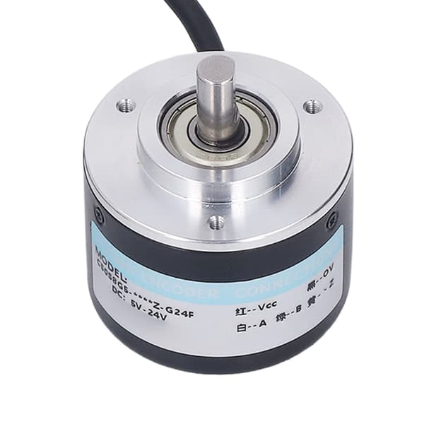 PNP inkrementell koder IP50 50 mm ytre diameter 2-fase inkrementell koder for intelligent kontroll DC5-24V 2000P/R