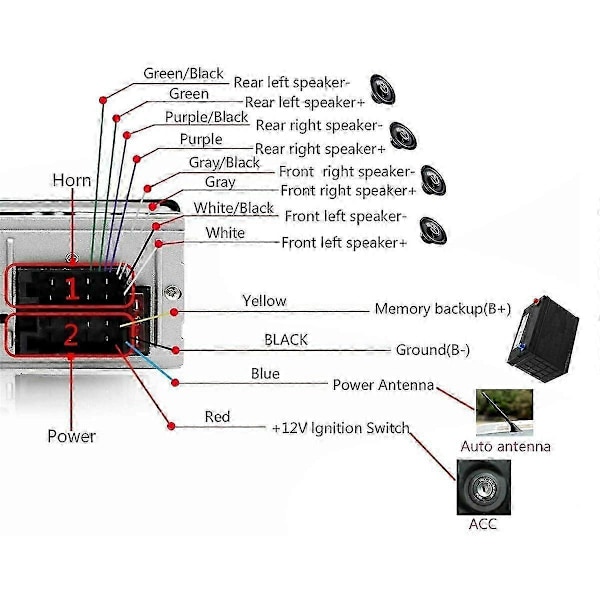 12V 1 DIN Bluetooth Bil Stereo Audio In-Dash Håndfri FM Aux Input Receiver SD USB MP3 Radio Afspiller