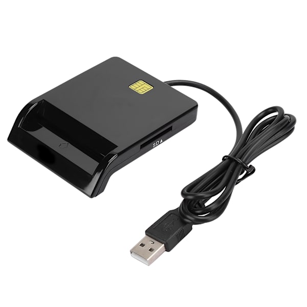 Smartkortlæser sort til Windows 98/Me/2000/NT 4.0/XP/CE/Vista/7/8/8.1/10/Linux