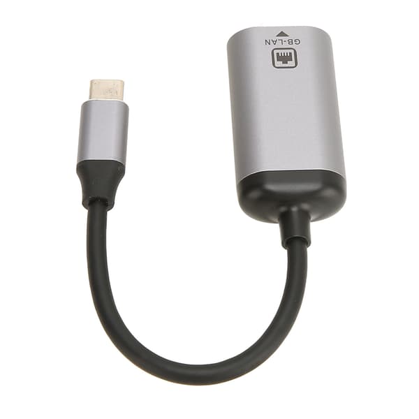 USB C til RJ45-adapter 1000 Mbps højhastigheds Plug and Play metalskal LAN til USB C-adapter til bærbar computer tablet telefon