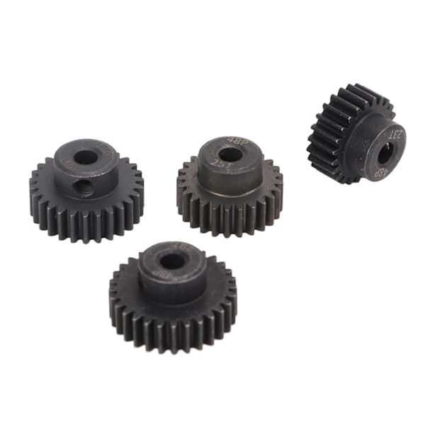 4st RC Motor Pinjong Gear 48P 23T 25T 27T 29T Rostbeständig metall 48P Pinjong Gear Set för 1/10 RC 3.175mm motor