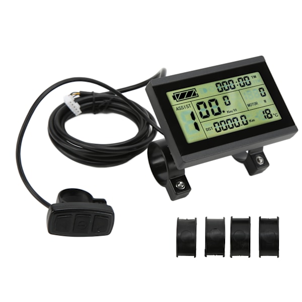 KT LCD3-skjerm 72V ABS elektrisk sykkelskjerm med SM-kontakt for KT-kontroller