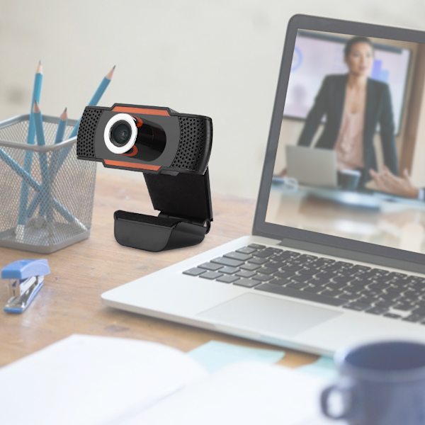 Autofokus computerkamera 2 millioner pixels indbygget lydabsorberende mikrofon USB-webcam