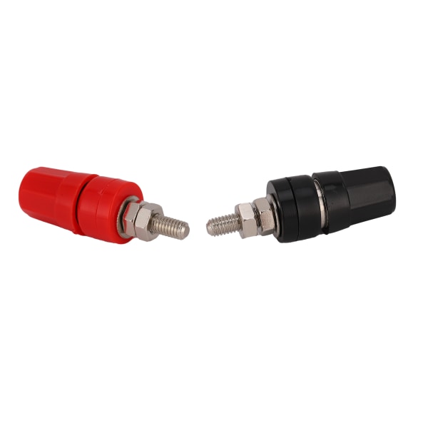 10PCS U50 4mm Kopparterminal Röd Svart Högtalarkontakt Förstärkarterminal Audio Hexterminal