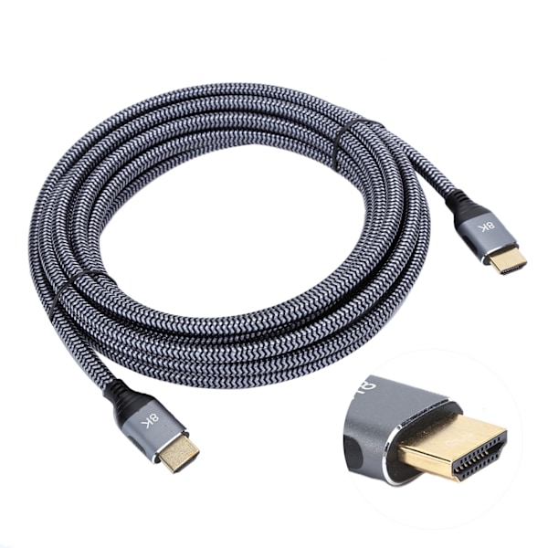 Konverterkabel HDMI 8K ved 60Hz Computer TV HD E-Sports Gaming Adapter Wire 5 meter