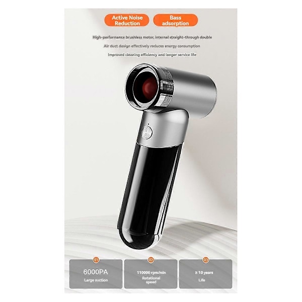 110000RPM Mini Turbo Jet Fan Kompressionsblæser Orange