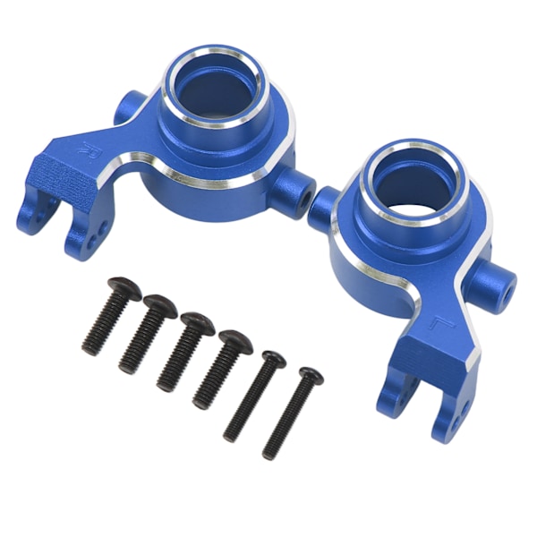 2 stk RC styrekopp i aluminiumlegering, enkel å fjerne, slitesterk, RC-bildeler for Traxxas for MAXX 2 0 for 1/10 mørkeblå