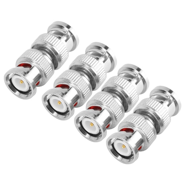 4st BNC hane till hane koaxialkopplare Videokontaktadapter RF-omvandlare