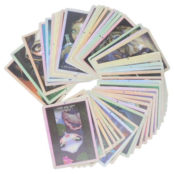 44 kpl Tarot-kortit Interaktiivinen peli Tulevaisuuden ennustaminen Ennustaminen Paperikortti juhliin kokoontumiseen