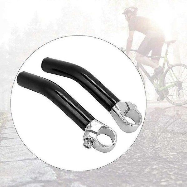Ergonomisk Design Cykelgreb i Aluminiumlegering til Udskiftning Sorte Greb Mountainbike Sikkerhed Skridsikre Greb til de Fleste Cykler 1 Par