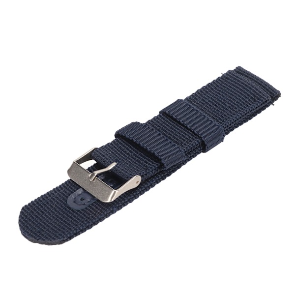 Blå Quick Release watch Mjuk nylon canvas watch för män kvinnor 22mm
