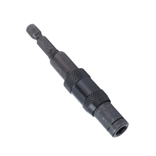 Impact Tough Quick Release Bit Holder Selvlåsende skruetrækker forlængerstang 1/4in Hex Shank Black