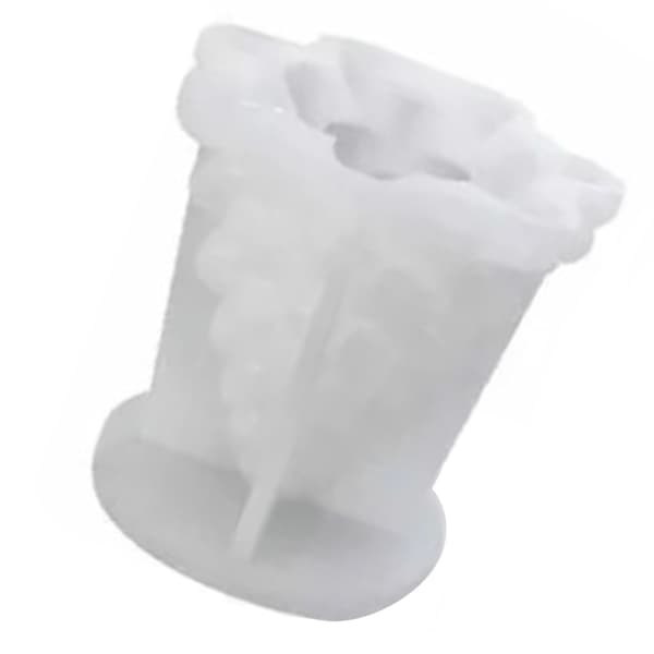 Juletre Stearinlysform Søt Form Glattere Gjenbrukbar 3D Stearinlys Silikonform for DIY Håndverk