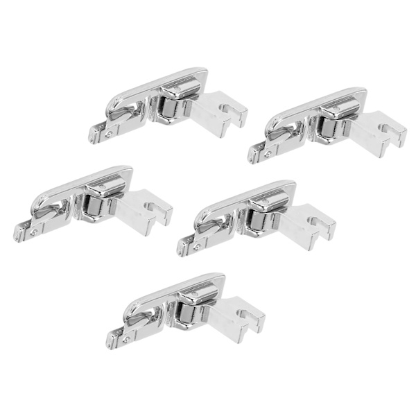 5 stk. syfod med lavt håndtag i rustfrit stål, 3 mm, multifunktionel, universel trykfod til husholdningssymaskiner