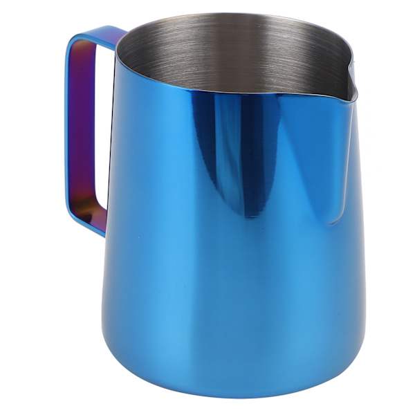 Kaffe Art Pitcher Latte Melkeskummende Kopp Krukke Kaffe Lagingsverktøy Tilbehør uten Skala 350ml Blå