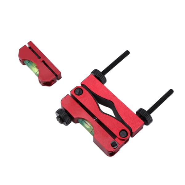 Reticle Leveling System Universal Aluminium Alloy Scope Alignment Level Tool for CarsRed