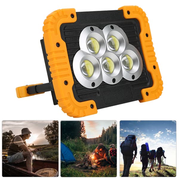 Mini Solar Light Multifunksjonell COB Arbeidslampe Bærbar Campinglykt for Utendørs Fiske Reparasjon Piknik