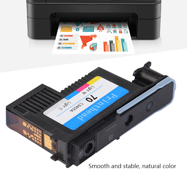 Højkvalitets printhoved til HP 70 Designjet Z2100 Z3200 Z3100 Series Cyan Magenta (C9405A)