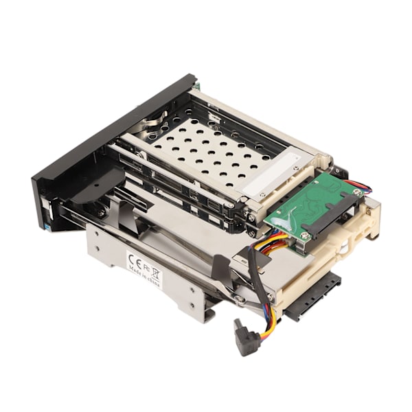 SATA HDD-fack Dubbel fack Utmärkt värmeavledning SATA Intern hårddiskfack för 2,5 tum 3,5 tum SATA-hårddiskar