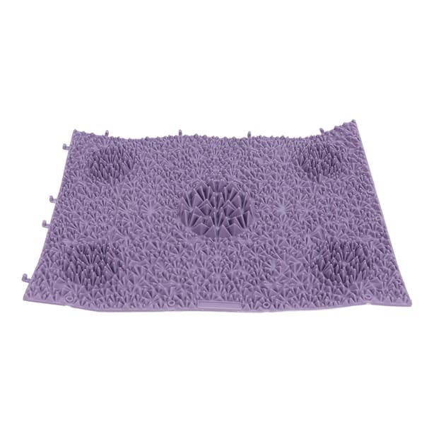 Fodmassage Måtte Smertelindring Simulerer Blodcirkulation Akupressur Zoneterapi Fodmassage Plade Pad Lilla