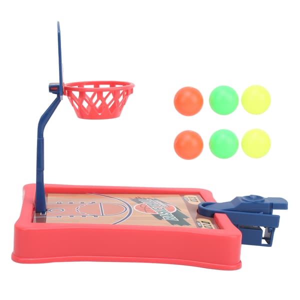 Mini söt basketspel bordsbasketleksak för interaktion mellan förälder och barn present (röd)