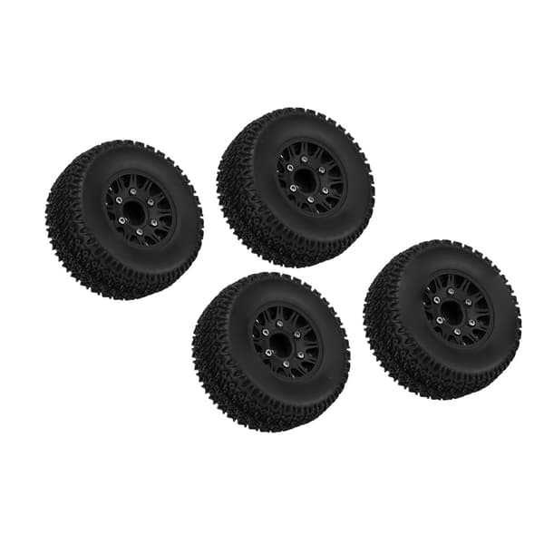 Til 1/10 RC Short Course Lastbildæk til ARRMA til SENTON til TRAXXAS til Slash 12mm 14mm 17mm Hex RC Lastbildæk Sort