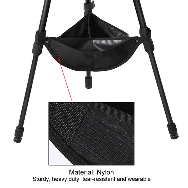 Slitesterk Svart Tripod Stabilisator Steinpose