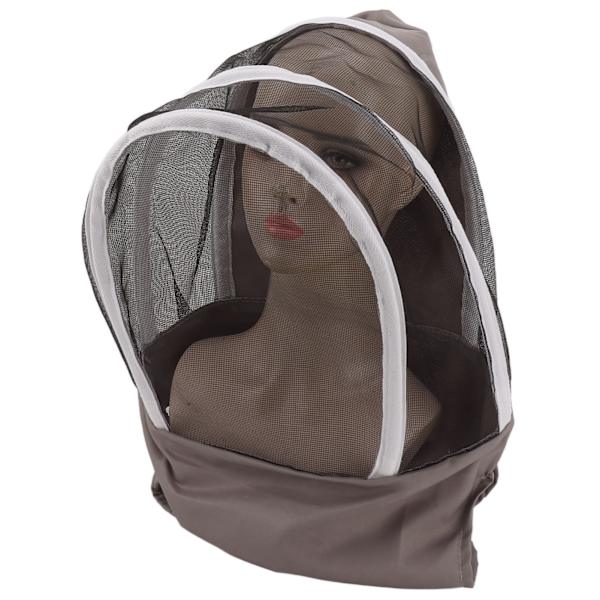 Mehiläishoidon verkkohuppu Hat Head Protection Mesh Cap Nylon Hengittävä Aurinkosuoja Mehiläishoidon varusteet kalastukseen Patikointiin Ulkoiluun