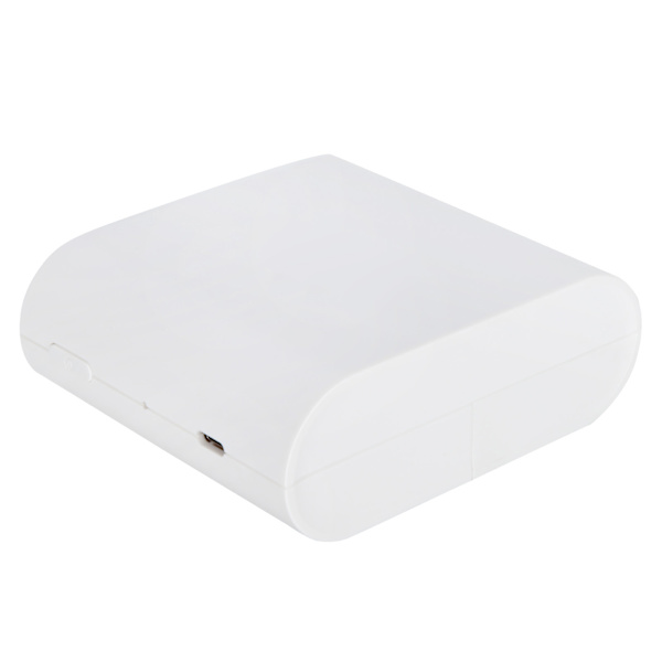 Mini-skrivare 200DPI Vit Fickbar Bärbar 9.8x8.5x3.7cm TypeC Termisk Skrivar Enhet 5V/1A