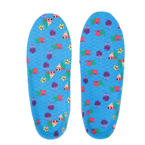 Barn Orthotic innersåle Flatfoot Toein Toeout Walking Correction Insoles for Kids(L )