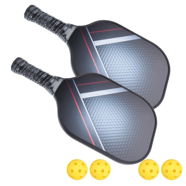 1Set Bärbar Pickleball Paddel Set Lätt Racketboll Kit med Racket Väska