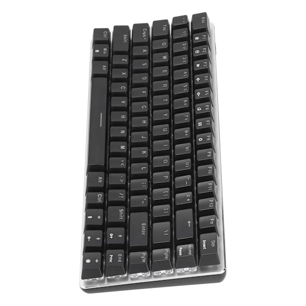 Mekanisk Gaming Tastatur AK33 Blå Switch 5 Core Wire 82 Keys Sølv Sort RGB Edition Computer SuppliSBlue Switch