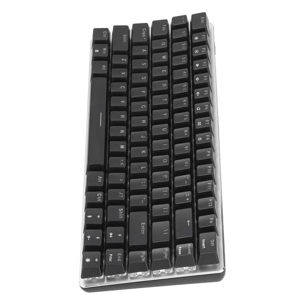 Mekanisk gamingtastatur AK33 Blå Switch 5-leder ledning 82 taster Sølv Sort RGB Edition Computerudstyr Blå Switch