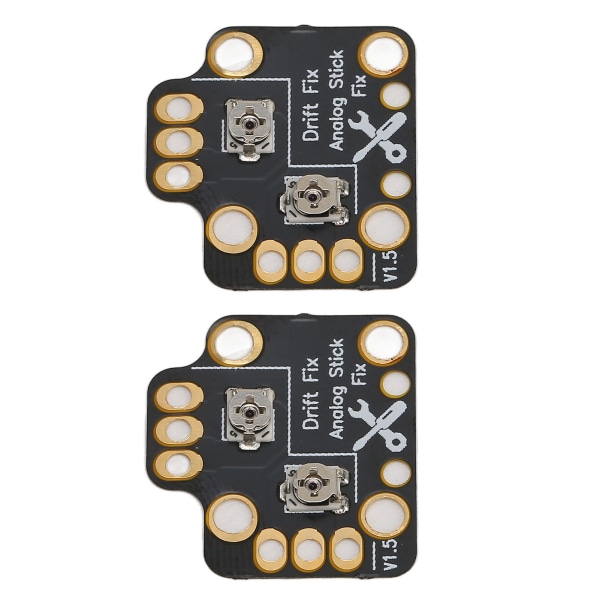 2 stk Gamepad Joystick Drift Repair Board Universal 3D Analog Stick Drift Fix Mod til spilcontrollere Sort