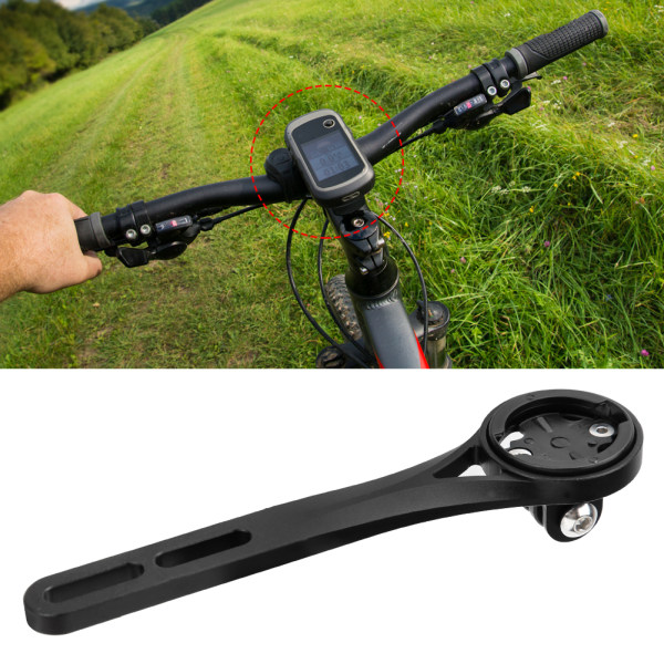 Cykelkodbord i metall GPS-sätesförlängningsfäste för Bryton / Garmin / WAHOOblack
