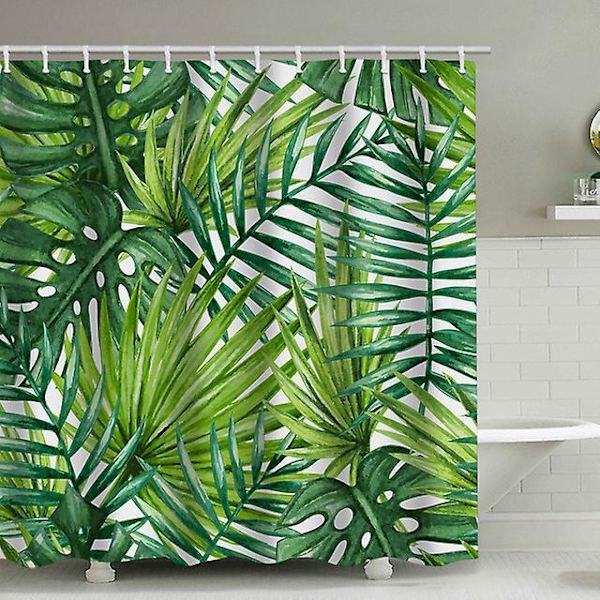 Skimmelbestandigt vandtæt bruseforhæng - 180 cm x 200 cm (1)